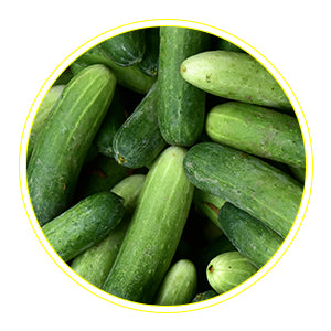 Cucumber – Soothes skin while treating blemishes  