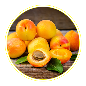Apricot – Exfoliates dirt and oils to unclog pores.