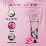 Yahvi Hand & Nail Cream Combos: Nourishing Kokum & Tea Tree, Revitalizing British Rose, Hydrating Aloe & Cucumber