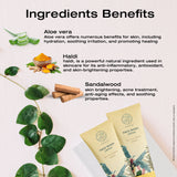 Yahvi Ubtan Face wash with aloe vera, haldi & chandan | Reduce acne & blemishes