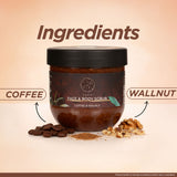 Yahvi Coffee & walnut face & body scrub | Helps remove dead skin cells and impurities | Deeply moisturizing the skin
