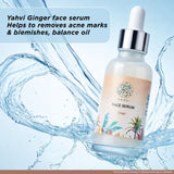 Yahvi Ginger face serum | Helps to removes acne marks & blemishes, balance oil