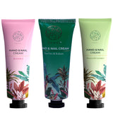 Yahvi Hand & Nail Cream Combos: Nourishing Kokum & Tea Tree, Revitalizing British Rose, Hydrating Aloe & Cucumber