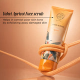 Yahvi Apricot Face scrub | Helps in correct poor skin tone by exfoliating away damaged skin