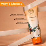 Yahvi Apricot Face scrub | Helps in correct poor skin tone by exfoliating away damaged skin