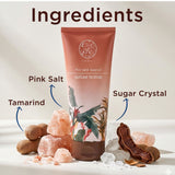 Yahvi Pink Salt & Tamarind Sugar Face Scrub | Deep Cleansing for Clear,| Smooth Skin