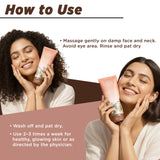 Yahvi Pink Salt & Tamarind Sugar Face Scrub | Deep Cleansing for Clear,| Smooth Skin