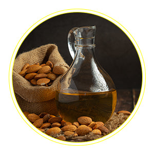 Almond oil – Nourishes skin for improved complexion