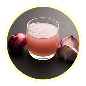 Onion Juice – Promotes hair growth