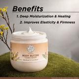 Yahvi Shea Butter & Cocoa Body Butter | Deep Tissue Firming for Youthful, | Elastic Skin